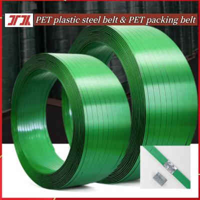 China High temperature and UV resistant PET packaging tape 9-32mm width Tensile force 200-1500KG for sale