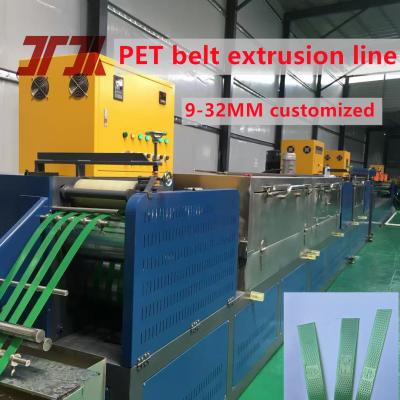 China 350kg/H Capacity Pet Strap Extrusion Line for Making Packing Cargos Pet Strap for sale