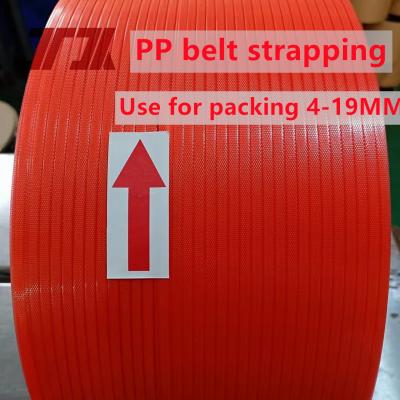 Κίνα Λευκό Pp Strapping 5-19 mm PP Πολυπροπυλενίου Ζώνη συσκευασίας προς πώληση