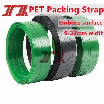 China Wholesale 9-25mm PET plastic steel strap PET strapping strap PET strapping strap for heavy product strapping for sale