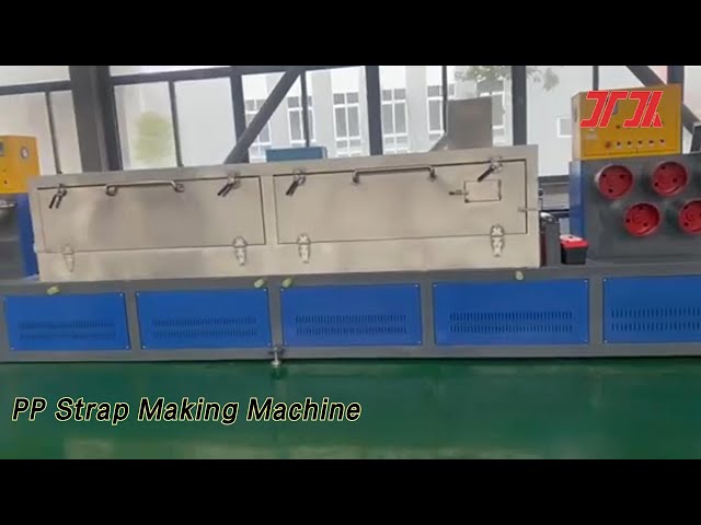 Automatic PP Strap Making Machine Double Screw PLC Control For Furniture