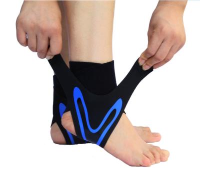 China Tobillera Comfortable Breathable Compression Ankle Support Sports Basketball Adjustable Elastic Ankle Brace for sale