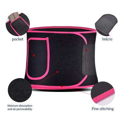 China Durable Custom Adjustable Waist Lumbar Support Belly Trimmer Breathable Belt for sale