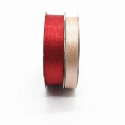 China High Tenacity Wholesales 100 Yard Double Face Luxury Custom Size 25 Polyester 15 Mm Satin Ribbon for sale