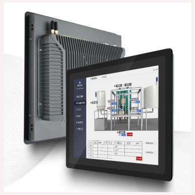 China 17 Zoll hohe Helligkeit Sonnenlicht lesbar IP65 wasserdicht Industrie-PC-Touchscreen zu verkaufen