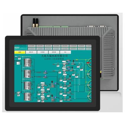 China Monitor de montaje de panel industrial de 15 pulgadas con pantalla táctil Android OS para HMI en venta