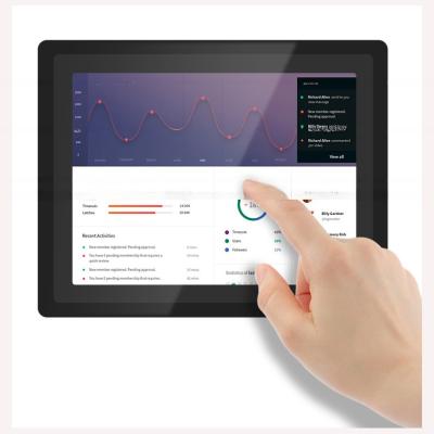中国 17インチLCD IP65 メタルキャッシング キオスク スマートロッカー用のレジスティブタッチスクリーンモニター 販売のため