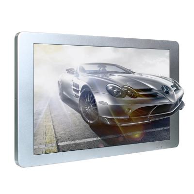 China 21.5 inch LCD-monitor voor voertuigbussen Reclame-video-display met montagebeugel 6V tot 36V Te koop