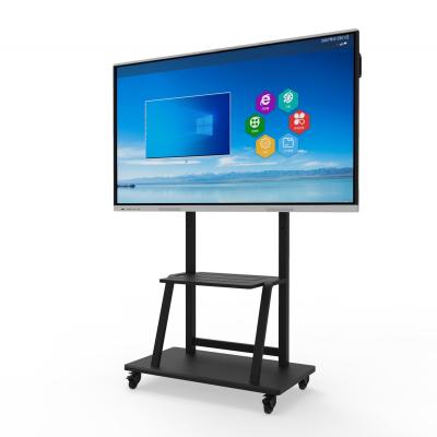 China 75 inch interactief whiteboard touchscreen lesbord voor online lessen Te koop