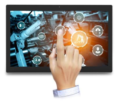 China 27 Zoll Touchscreen Advanced Android Industrial Panel PC für die industrielle Automatisierung zu verkaufen