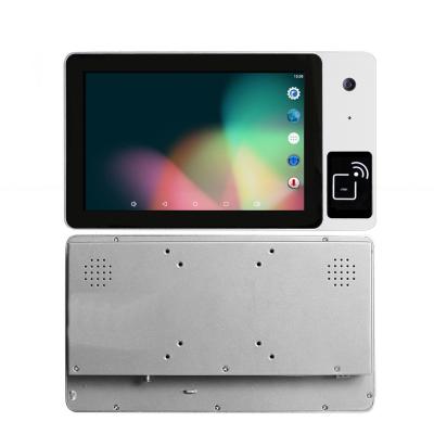 Cina Parete robusta 10.1 pollici touchscreen Android Linux Monitor con fotocamera RFID NFC Reader Microphone in vendita