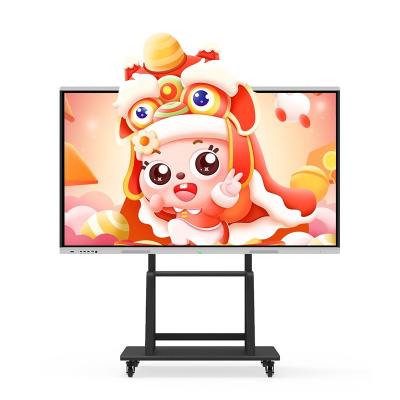 Chine 4K UHD 65 pouces mur tout-en-un écran tactile interactif tableau blanc à vendre