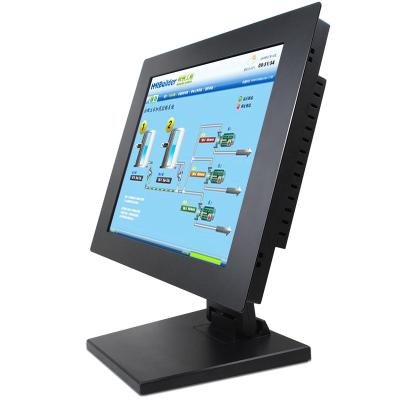 China Industrial 17' LCD Resistivo Single Point Touch Screen PC Monitor de computador OEM ODM à venda