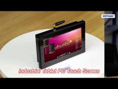 rugged metal housing integrated open frame 7 inch lcd ips screen industrial panel android pc with ca