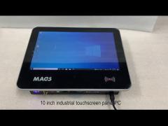 15.6 Inch Capacitive Touch Screen Industrial Computer All-In-One I3 I5 I7 With RFID NFC Reader