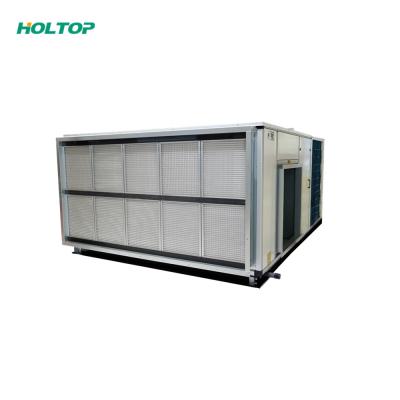 China Commercial Hotels High Efficiency Heating And Cooling Air Cooled Centralized Aircon Rooftop AC Unit for sale