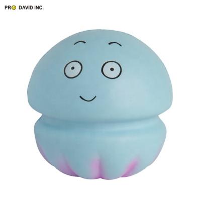 China Cute Promotional Jumbo Squishy Squishies Jellyfish Octopus Toy Kawaii Soft Anti-stress Hand Squeeze Toys for sale