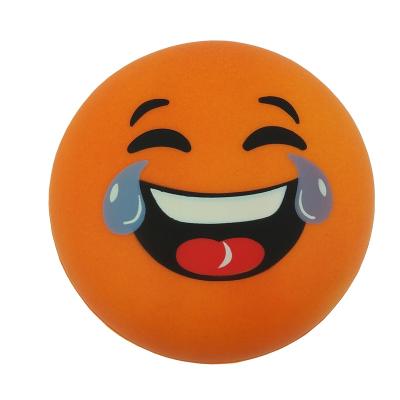 China Promotional Product Anti Stress Ball PU Toy Stress Ball - Color Changing Smiley Face Stress Mood Ball for sale