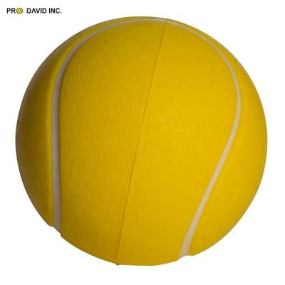 China Hot Sale Cheap Promotional Anti Stress Reliever Plain Tennis Foam PU Foam Soft Squishy Relief Toy Ball for sale