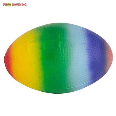 China 2019 Hot Selling Gift PU Memory Foam Rainbow Gel Soccer Promotional Hot Sale Mini Anti Stress Reliever Soft Toy Squishy Relief Toy Ball for sale