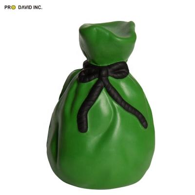 China Promotional Toy Stress Relief Balls PU Money Bag Stress Reliever Foam Balls Compression Toys Custom Stress Ball for sale