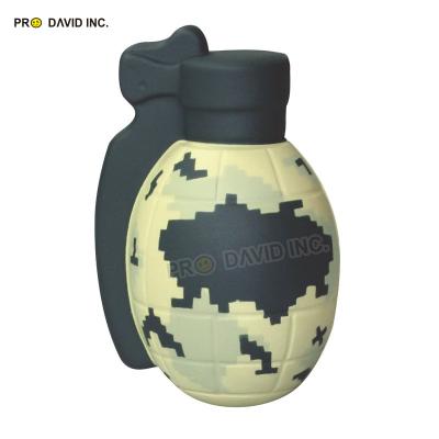 China Promotional Toy High Quality Squeeze Toy Camouflage Grenade Foam Effort Ball for sale