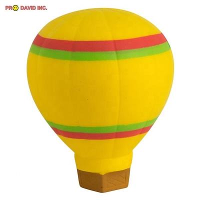 China Hot Promotional Toy PU Air Balloon Memory Foam Stress Reliever Stress Ball Plush Toy for sale