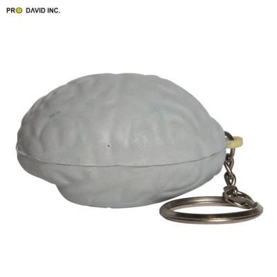 China Promotional Toy Hotsale PU Supplier Custom Brain Shape Keyring Anti Stress Reliever Stress Reliever for sale