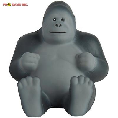 China Promotional Toy Gift PU Gorilla Shape Mobile Phone Holders Effort Corporate Ball for sale