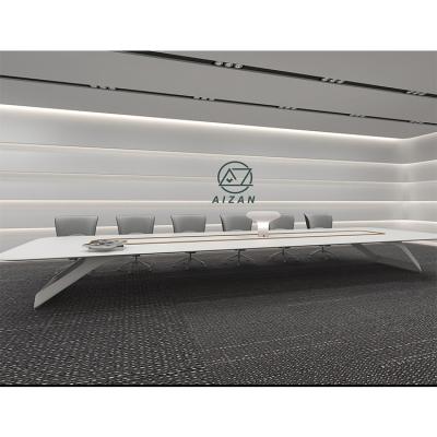 China Modern Hot Selling Modern Conference Table Meeting Room Table Meeting Table Large 20 Seats for sale