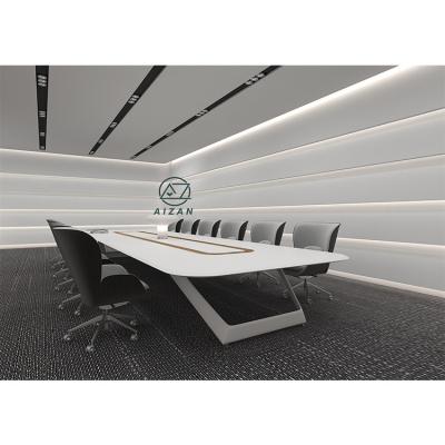 China Solid (Height)Adjustable Modern Venue Meeting Room Furniture Outdoor Conference Table for sale