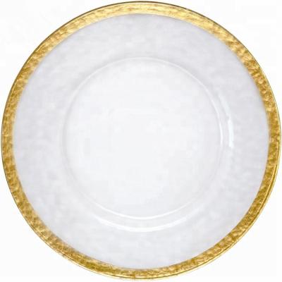 China Viable Wholesale Round Dish Glass Dish Set For Wedding And Restaurant for sale