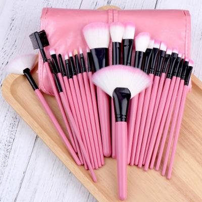 China Angular Blush Custom Luxury Colorful Pink Private Label Wholesale Professional Makeup Brush Set Make Up Brush Cosmetic Kit For Sale for sale