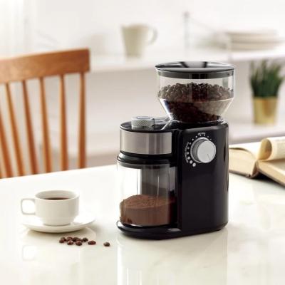 China Hotel New Design Conical Burr Espresso Bean Portable Stainless Steel Electric Coffee Grinder for sale