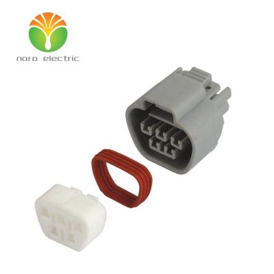 China Yueqing Automotive 090 Series 5 Pins Waterproof Female Connector 6189-0504 Plug Housing for sale