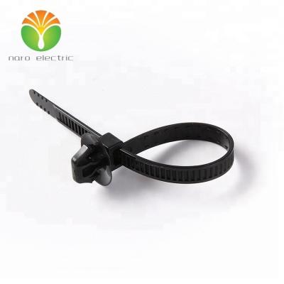 China Hot Selling Black Auto Car Accessories Cable Ties 12*7 Hole / Without Sponge Mat M72000252 Zip Tie for sale