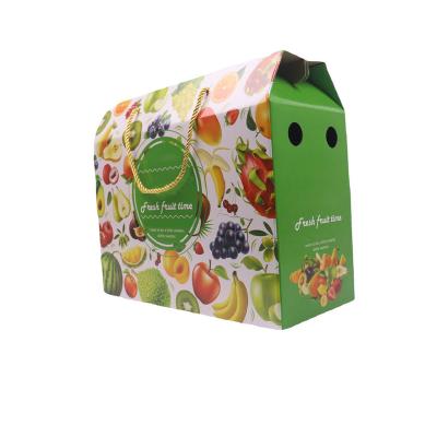 China Recyclable High Quality Fruit Cardboard Corrugated Box Shipping Packaging Paper Box Mailing Hard Packaging Box for sale