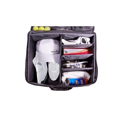 China Fashionabe Wholesale Waterproof Golf Bag With Shoe Compartment Golf Trunk Organizer Bags For Golf Accessories Tees Balls for sale