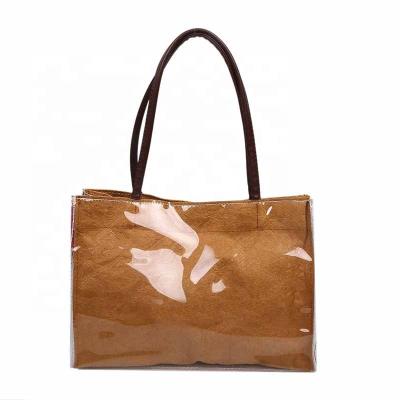 China Wholesale Custom Washable Paper Shopping Waterproof 3 Colors Tyvek Sling Shoulder Tote Bag for sale