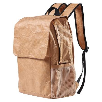 China Customized Tyvek Paper Zipper Backpack Bag Light Weight Waterproof Reflective Medium Size for sale