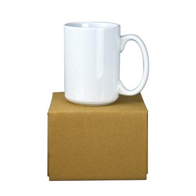 China Stocked USA Warehouse Sublimation 6PCS PACK Blank Mugs 15OZ Photo Mug DIY Sublimation Mug Factory Top 3A Grade Quality With Listing Box for sale