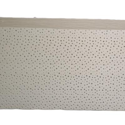 China Modern Best Price Sound Proof 595*595mm Mm Perforated Gypsum Board For Ceiling for sale