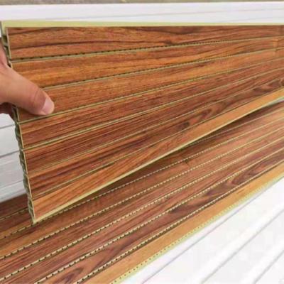 China Modern Home Decoration Bamboo Fiber WPC Acoustic Panel Wall Panel Sound Absorbing Sound Absorbing Panels Wooden Walls for sale