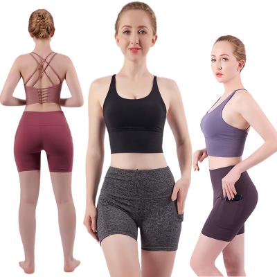 China Free Samples Breathable Sports Workout Seamless Yoga Sets For Women for sale