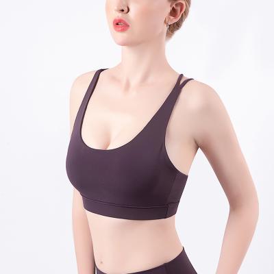 China Breathable Sports Bra Top Netting Clothes For Ladies for sale