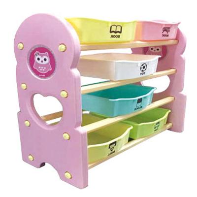 China wood most popular china suppliers plastic toy display rack children toys closet shelf chest volume for sale for sale