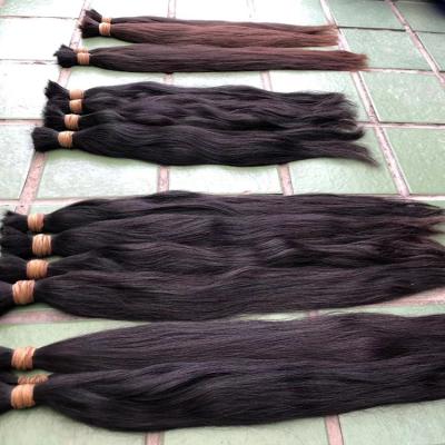 China Wholesale Raw Silky Straight Asian Hair Southeast Asian Hair Bulk, Bulk Asian Virgin Hair Extensions Wholesale for sale