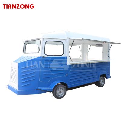 China Winery factory supply electric normal food truck restaurant mobile vintage pizza truck cart for sale for sale