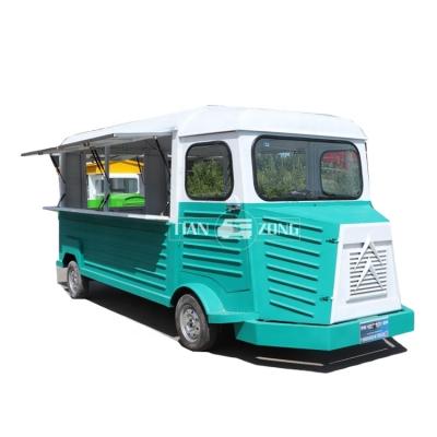 China Mobile winery factory supply food truck refrigerated imbisswagen vintage food trailers De comida Food cart for sale for sale