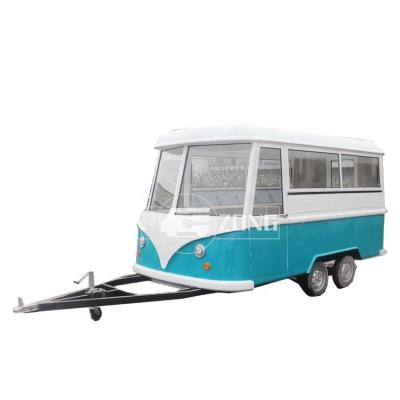 China Cheap Winery Price CE ISO Approved Mobile Towable Vintage Mobile Food Truck Restaurant Food Trailer Ice Cream Cart for sale